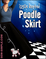 obSEUSSed: Poodle Skirt Tutorial for 18 inch doll